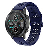 Strap-it® Strap-it Honor Magic Watch 2 42mm siliconen bandje met patroon (donkerblauw) Strap-it® Strap-it Honor Magic Watch 2 42mm siliconen bandje met patroon (donkerblauw)