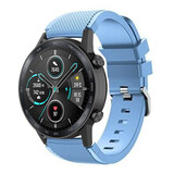 Strap-it® Honor Magic Watch 2 siliconen bandje (zandblauw)