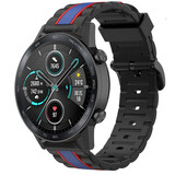 Strap-it® Honor Magic Watch 2 Special Edition band (zwart/blauw)