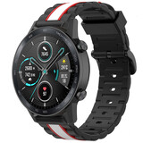 Strap-it® Honor Magic Watch 2 Special Edition band (zwart/wit)