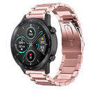 Strap-it® Strap-it Honor Magic Watch 2 stalen band (rosé pink)
