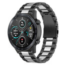 Strap-it® Strap-it Honor Magic Watch 2 stalen band (zwart/zilver)