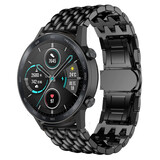 Strap-it® Honor Magic Watch 2 stalen draak band (zwart)