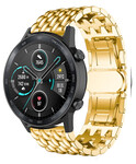 Strap-it® Strap-it Honor Magic Watch 2 stalen draak band (goud)
