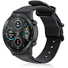 Strap-it® Strap-it Honor Magic Watch 2 nylon gesp band (zwart) Strap-it® Strap-it Honor Magic Watch 2 nylon gesp band (zwart)