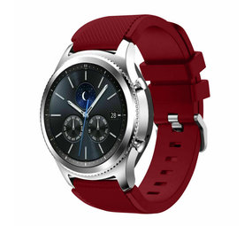 Strap-it® Samsung Gear S3 siliconen bandje (bordeaux)