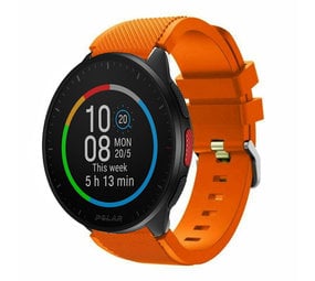 Strap-it® Polar Pacer siliconen bandje (oranje)