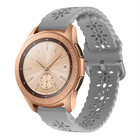 Strap-it® Strap-it Samsung Galaxy Watch 42mm siliconen bandje met patroon (grijs)