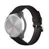 Strap-it® Strap-it Garmin Vivomove 3s leren bandje - 39mm - zwart Strap-it® Strap-it Garmin Vivomove 3s leren bandje - 39mm - zwart