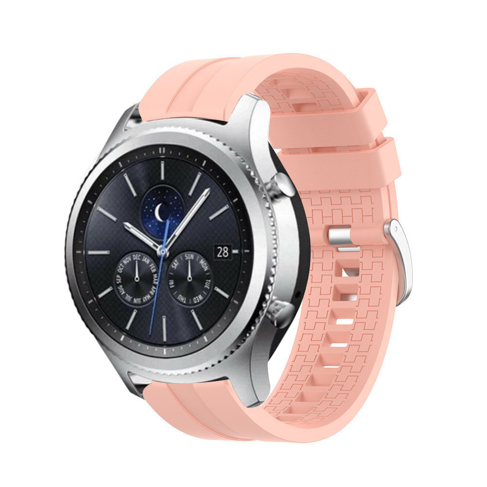 Strap-it® Strap-it Samsung Gear S3 extreme silicone band (roze)