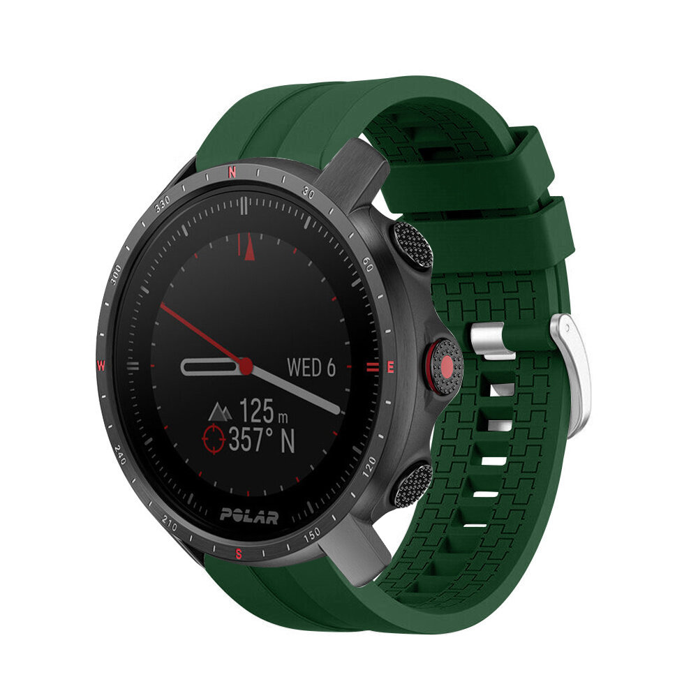 Strap-it® Strap-it Polar Grit X Pro extreme silicone band (legergroen)