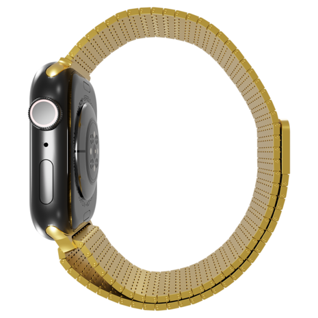 Apple Watch luxe metalen mesh bandje goud Smartwatchbanden