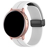 Strap-it® Strap-it Huawei Watch GT Runner D-buckle siliconen bandje (wit) Strap-it® Strap-it Huawei Watch GT Runner D-buckle siliconen bandje (wit)