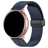 Strap-it® Strap-it Huawei Watch GT Runner D-buckle siliconen bandje (donkerblauw) Strap-it® Strap-it Huawei Watch GT Runner D-buckle siliconen bandje (donkerblauw)