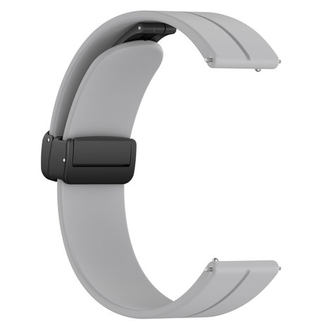 Strap-it® Strap-it Samsung Gear S3 D-buckle siliconen bandje (lichtgrijs)