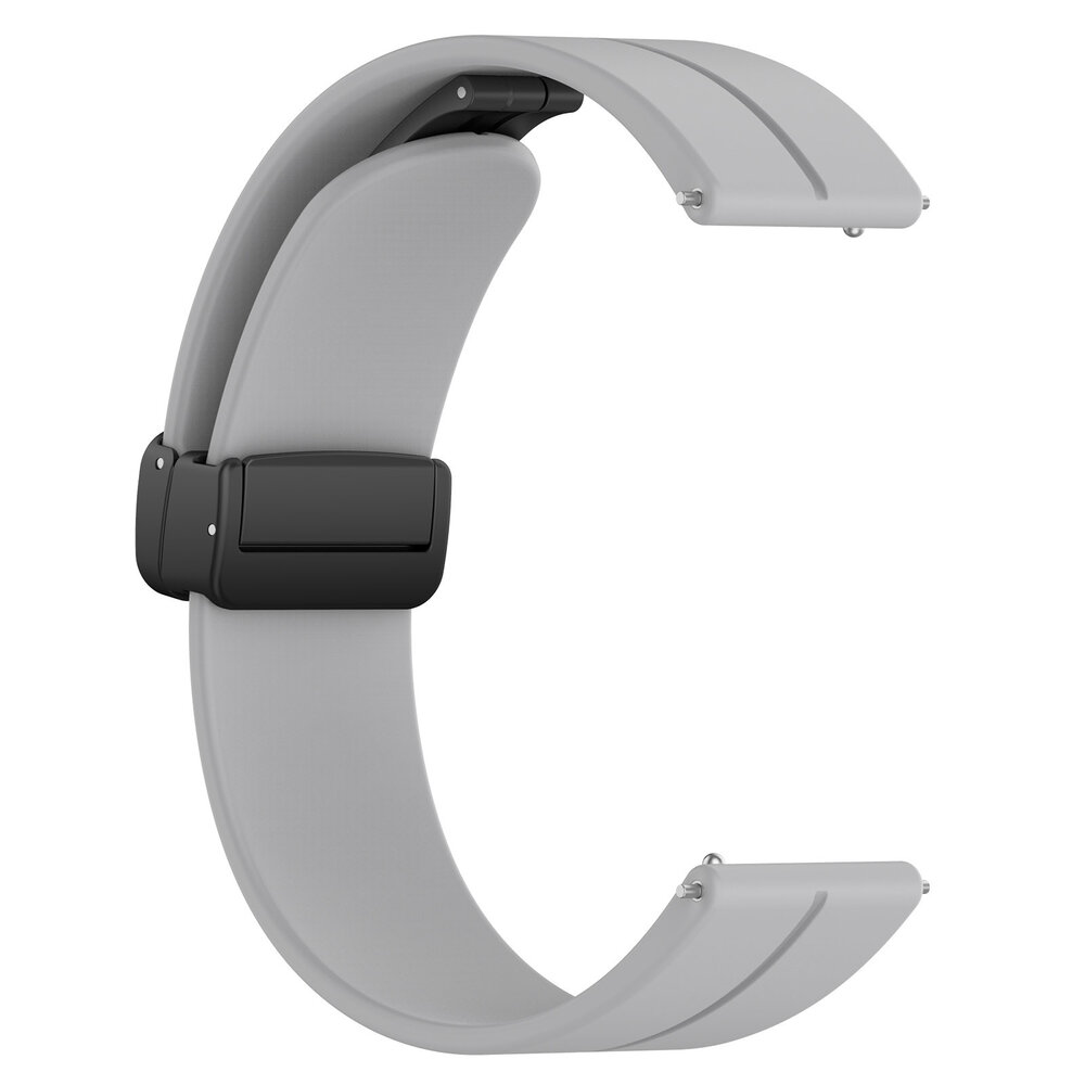 Strap-it® Strap-it Fossil Gen 5 D-buckle siliconen bandje (lichtgrijs)