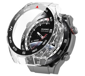 Strap-it® Huawei Watch Ultimate PC case met glas (transparant)