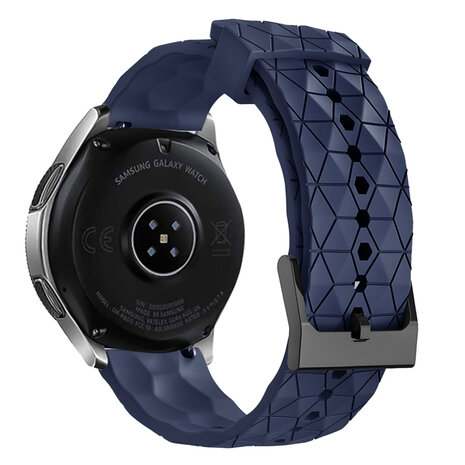 Strap-it® Strap-it Honor Magic Watch 2 silicone hexa band (donkerblauw)