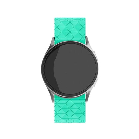 Strap-it® Strap-it Huawei Watch GT 3 42mm silicone hexa band (aqua)