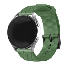 Strap-it® OnePlus Watch silicone hexa band (legergroen)