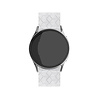 Strap-it® Strap-it Samsung Galaxy Watch 3 45mm silicone hexa band (wit) Strap-it® Strap-it Samsung Galaxy Watch 3 45mm silicone hexa band (wit)