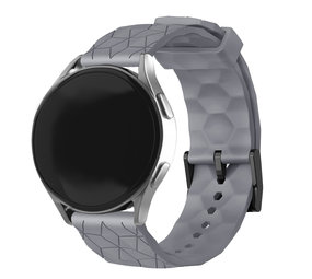 Strap-it® Samsung Galaxy Watch 42mm silicone hexa band (grijs)