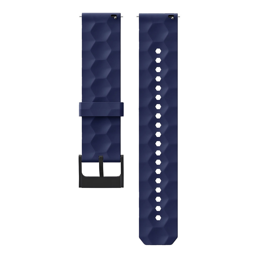 Strap-it® Strap-it Samsung Gear Sport silicone hexa band (donkerblauw)