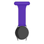 Strap-it® Strap-it Samsung Galaxy Watch 3 45mm verpleegkundige band (paars)