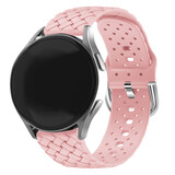 Strap-it® Polar Pacer gevlochten siliconen bandje (roze)