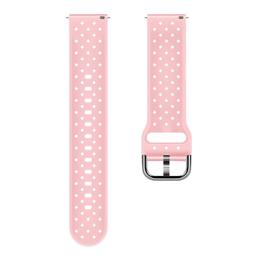 Strap-it® Strap-it Polar Pacer gevlochten siliconen bandje (roze)