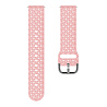 Strap-it® Strap-it Xiaomi Amazfit GTS gevlochten siliconen bandje (roze) Strap-it® Strap-it Xiaomi Amazfit GTS gevlochten siliconen bandje (roze)