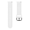 Strap-it® Strap-it Xiaomi Amazfit GTS gevlochten siliconen bandje (wit) Strap-it® Strap-it Xiaomi Amazfit GTS gevlochten siliconen bandje (wit)