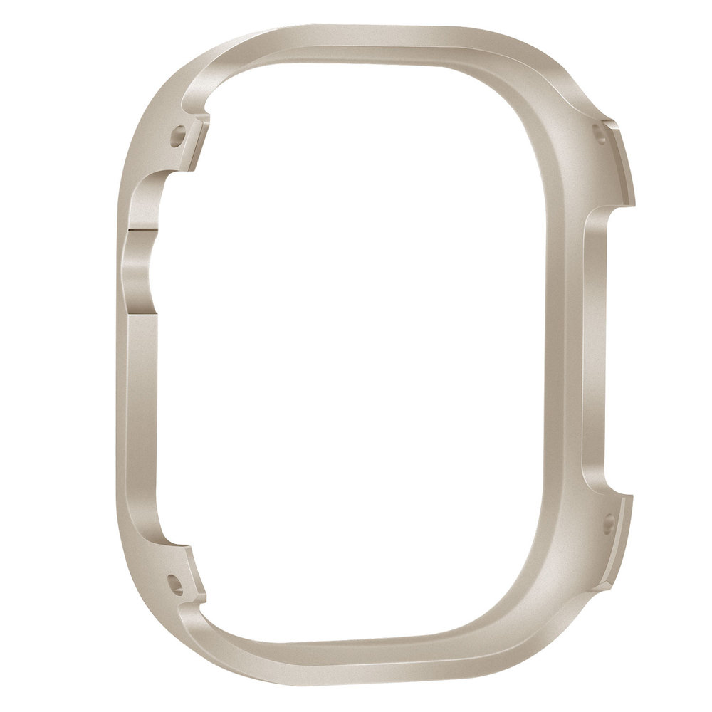 Strap-it® Strap-it Apple Watch Ultra metalen case (sterrenlicht)