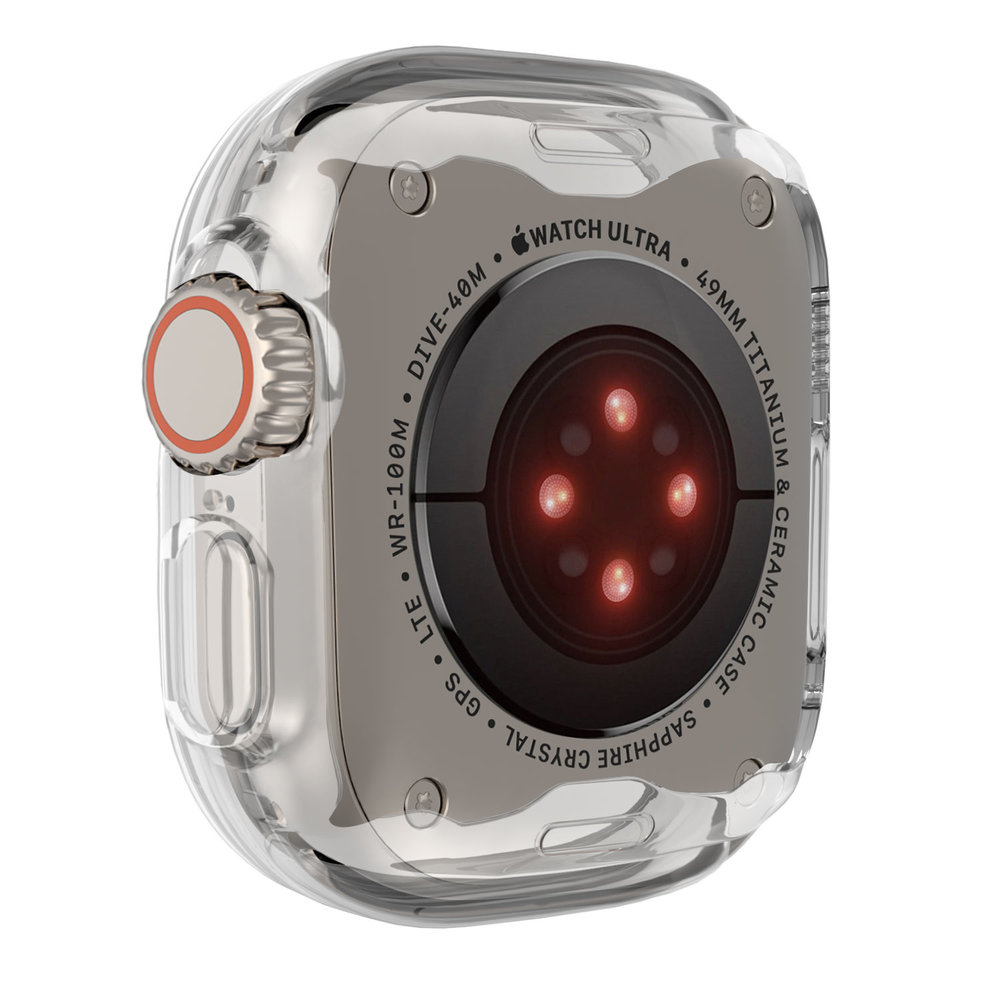 Strap-it® Strap-it Apple Watch Ultra TPU case (transparant)