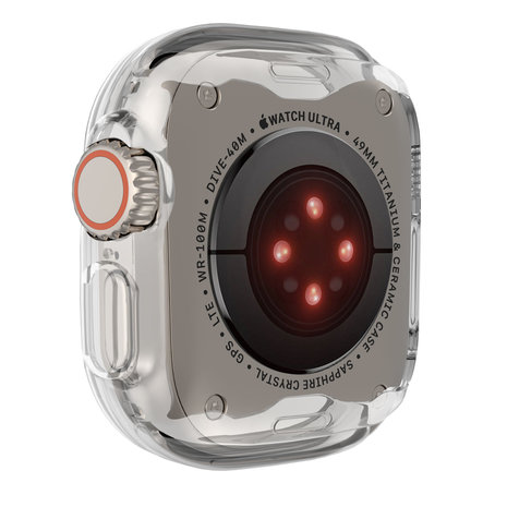 Strap-it® Strap-it Apple Watch Ultra TPU case (transparant)