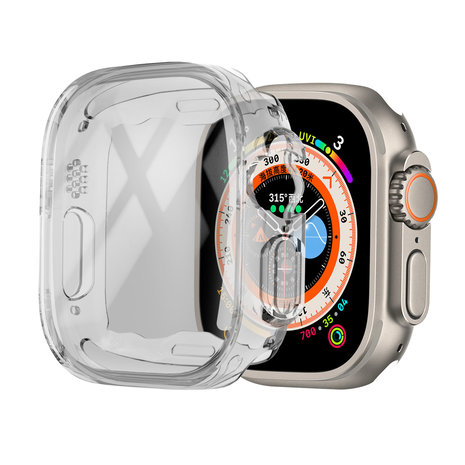 Strap-it® Strap-it Apple Watch Ultra TPU case (transparant)