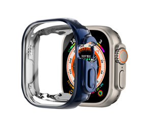 Strap-it® Apple Watch Ultra TPU case (donkerblauw) Strap-it® Apple Watch Ultra TPU case (donkerblauw)