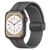 Strap-it® Strap-it Apple Watch magnetisch d-buckle bandje (donkergrijs) Strap-it® Strap-it Apple Watch magnetisch d-buckle bandje (donkergrijs)