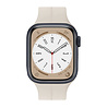 Strap-it® Strap-it Apple Watch magnetisch d-buckle bandje (zand wit) Strap-it® Strap-it Apple Watch magnetisch d-buckle bandje (zand wit)