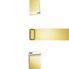 Strap-it® Strap-it Amazfit GTR 3 (Pro) luxe metalen mesh bandje (goud) Strap-it® Strap-it Amazfit GTR 3 (Pro) luxe metalen mesh bandje (goud)