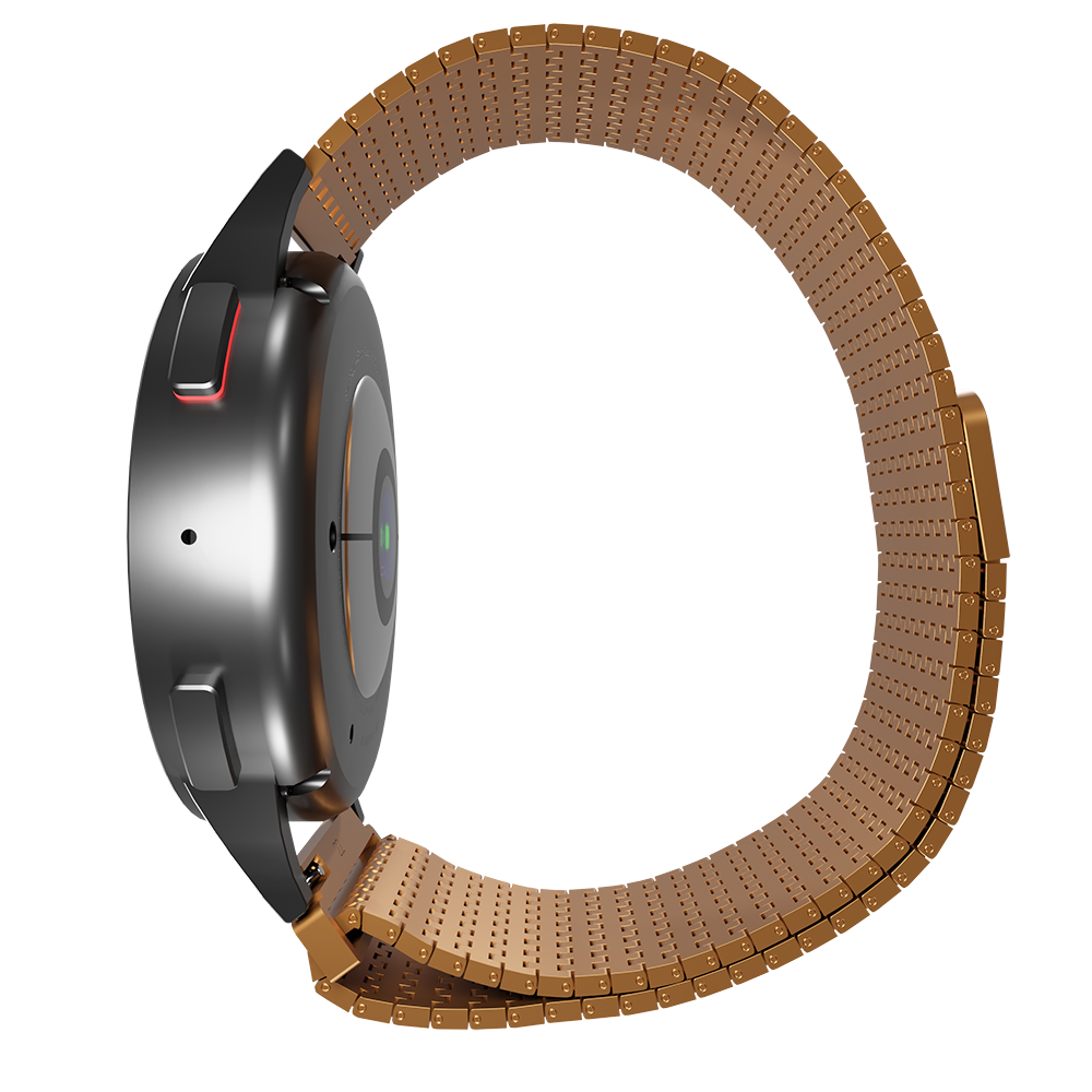 Strap-it® Strap-it Huawei Watch 3 (Pro) luxe metalen mesh bandje (rosé goud) Strap-it® Strap-it Huawei Watch 3 (Pro) luxe metalen mesh bandje (rosé goud)