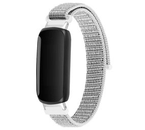 Strap-it® Fitbit Inspire 3 nylon bandje (zeeschelp)