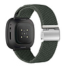 Strap-it® Strap-it Fitbit Versa 3 verstelbaar gevlochten bandje (donkergroen) Strap-it® Strap-it Fitbit Versa 3 verstelbaar gevlochten bandje (donkergroen)