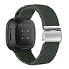 Strap-it® Strap-it Fitbit Sense verstelbaar gevlochten bandje (donkergroen) Strap-it® Strap-it Fitbit Sense verstelbaar gevlochten bandje (donkergroen)