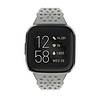 Strap-it® Strap-it Fitbit Versa 4 siliconen bandje met patroon (grijs) Strap-it® Strap-it Fitbit Versa 4 siliconen bandje met patroon (grijs)