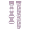 Strap-it® Strap-it Fitbit Versa 4 siliconen bandje met patroon (lichtpaars) Strap-it® Strap-it Fitbit Versa 4 siliconen bandje met patroon (lichtpaars)