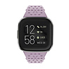 Strap-it® Strap-it Fitbit Versa 4 siliconen bandje met patroon (lichtpaars) Strap-it® Strap-it Fitbit Versa 4 siliconen bandje met patroon (lichtpaars)