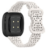 Strap-it® Strap-it Fitbit Versa 4 siliconen bandje met patroon (zand roze) Strap-it® Strap-it Fitbit Versa 4 siliconen bandje met patroon (zand roze)