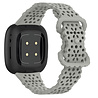 Strap-it® Strap-it Fitbit Sense 2 siliconen bandje met patroon (grijs) Strap-it® Strap-it Fitbit Sense 2 siliconen bandje met patroon (grijs)