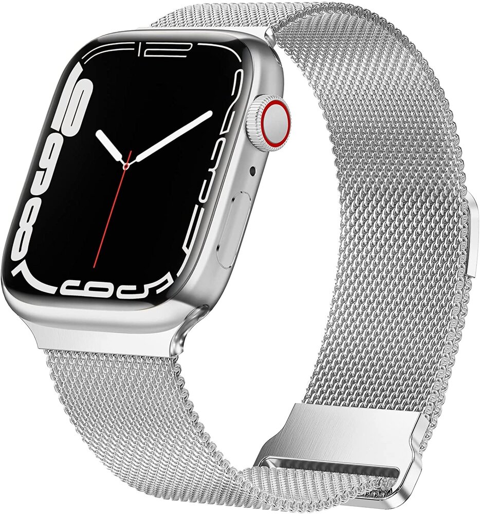 Apple watch bandje zilver sale